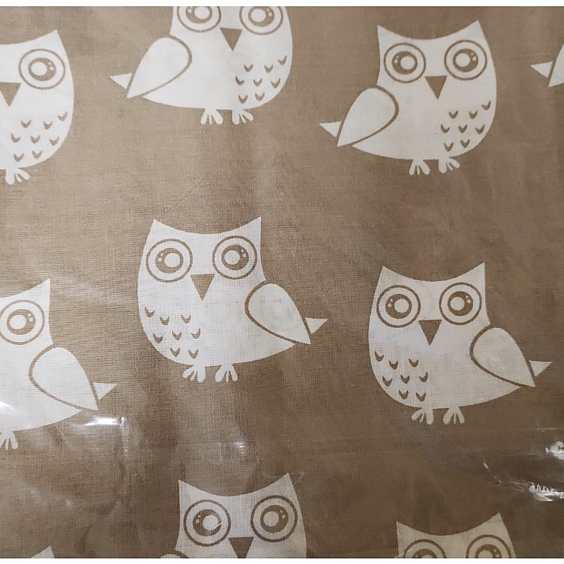 URGA virspalags 75x100cm OWLS brūns IZPĀRDOŠANA