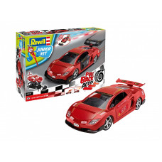 REVELL JUNIOR KIT konstruktors 38 detaļas Pull Back Racing Car, rot, E 00835