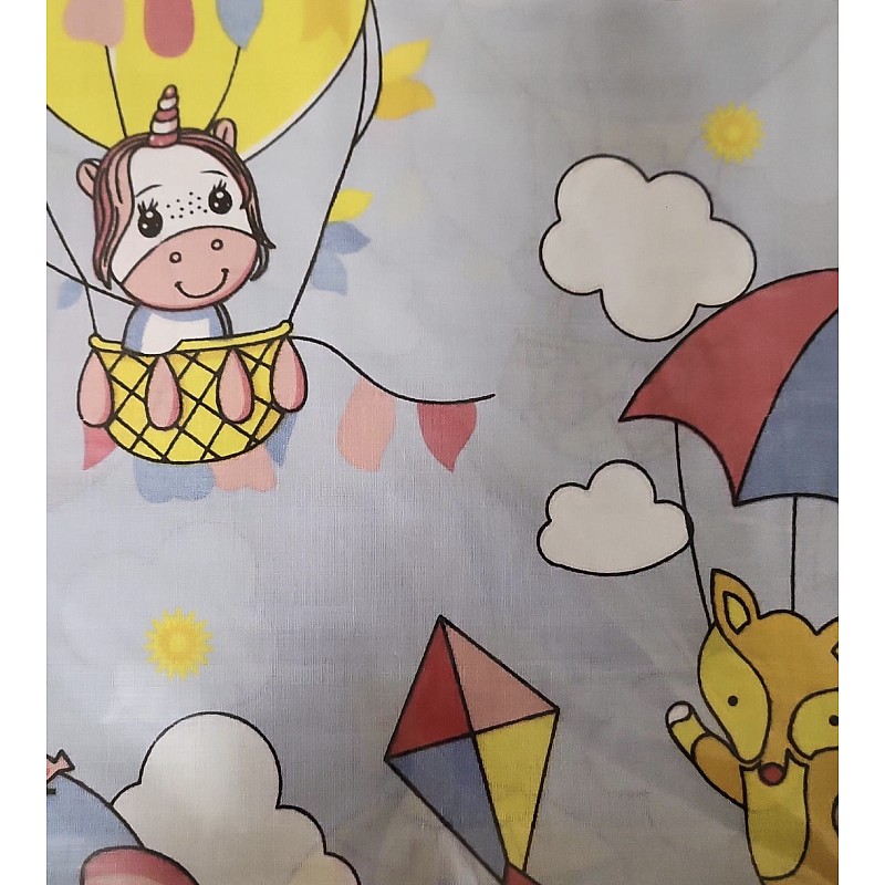 URGA virspalags 75x100cm AIR BALLOON gaiši zils IZPĀRDOŠANA