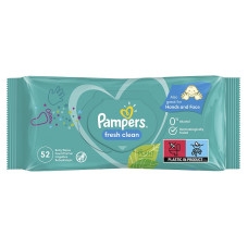 Pampers mitrās salvetes Fresh Clean 52 gab.