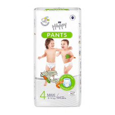 HAPPY Pants Maxi autiņbiksītes 4 izmērs 8-14kg 44gab.