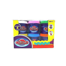 TASSO COLOUR DOUGH Plastilīna komplekts 6 krāsas, 9207