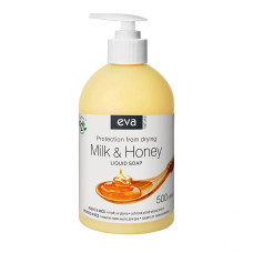 EVA NATURA krēmveida roku ziepes Milk&Honey, 500 ml