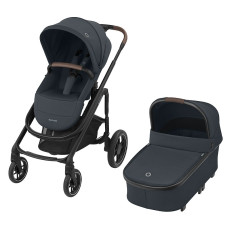 MAXI COSI PLAZA PLUS Universālie rati 2in1, Essential Graphite