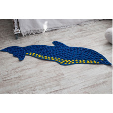 IGORA Masāžas paklājs ar akmentiņiem FOOT MAT Dolphin 150х40cm, MS-1216