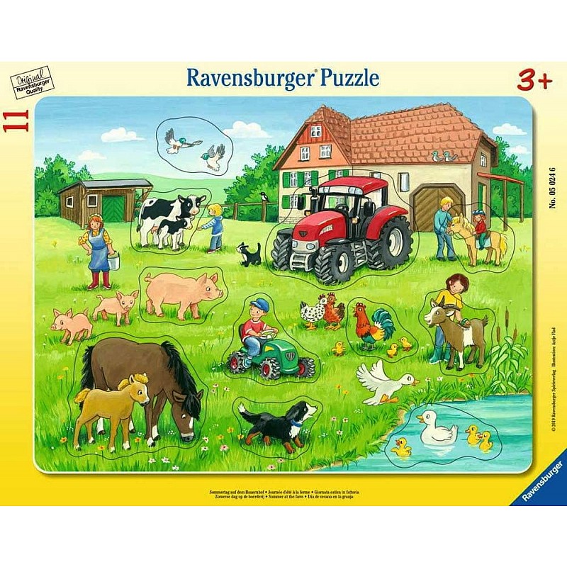 Ravensburger Plakanā puzle 11gab. 3+, 05024