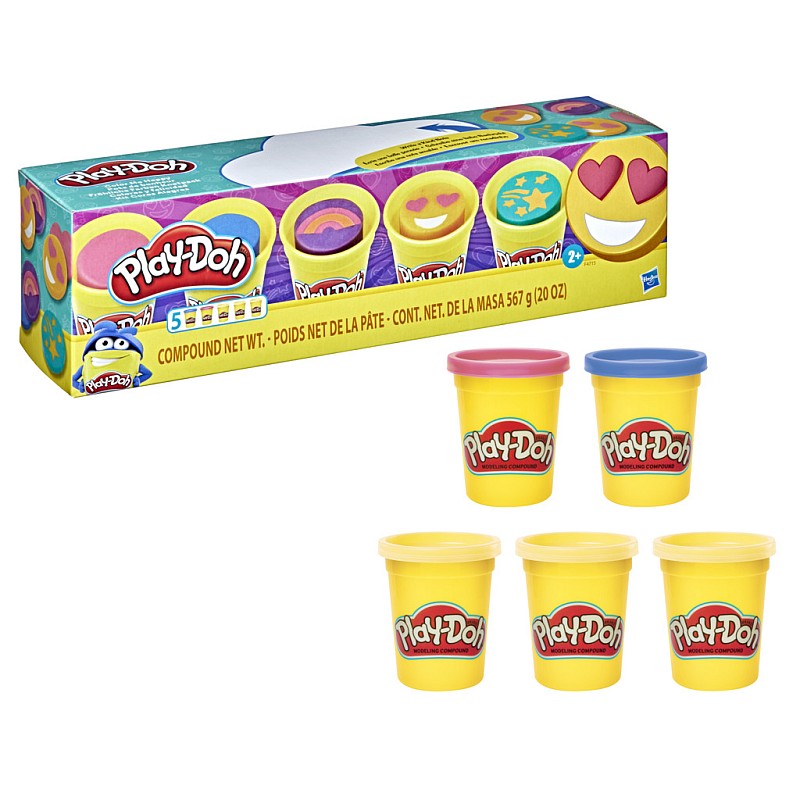 PLAY-DOH Plastilīns "Color Me Happy", 5 gab.