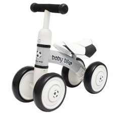 BABY MIX 51009  Skrejritenis BABY BIKE - FOOTBALL ,grey/white