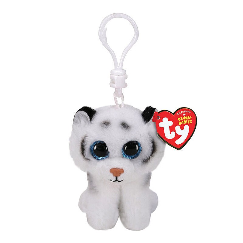 TY Beanie Boos Mīkstā rotaļlieta - piekariņš TUNDRA TIGER 8cm, TY35234