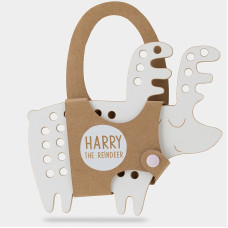 MILIN TOYS Šņorējamā rotaļlieta Harry the Reindeer