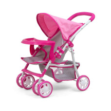 MILLY MALLY Leļļu rati KATE Prestige Pink 2726