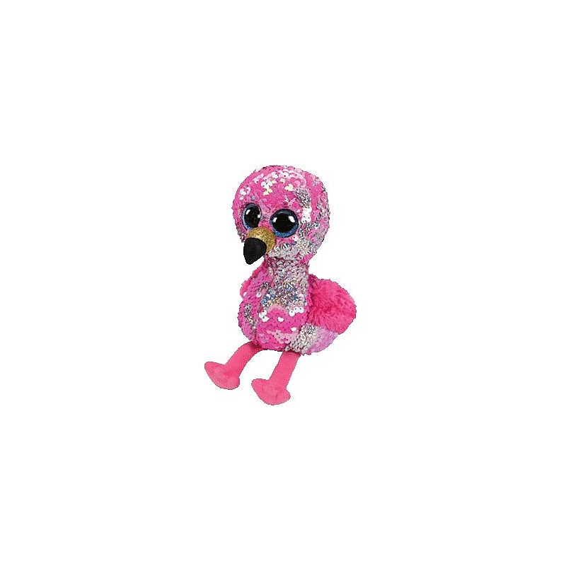 TY Flippables Mīkstā rotaļlieta PINKY SEQUIN FLAMINGO reg 15cm, TY36267 IZPĀRDOŠANA