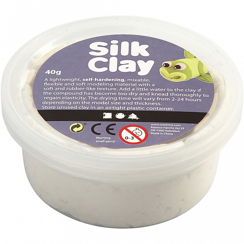 CREATIV Silk Clay modelēšanas masa 40g White, 79101