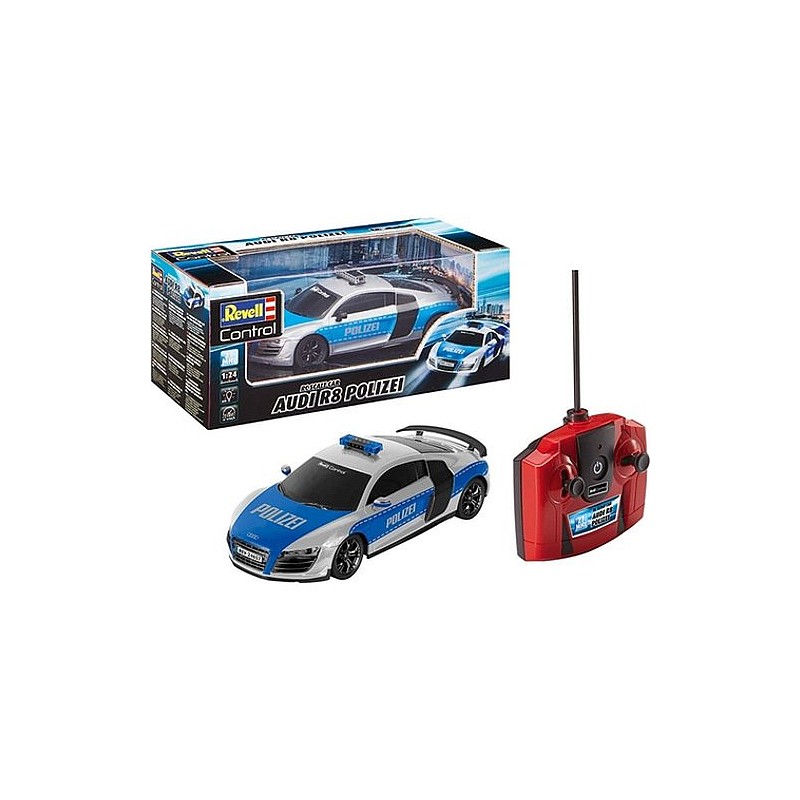 REVELL Radiovadāmā mašīna Audi R8 Police, E24657