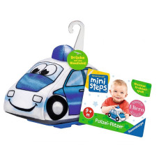 RAVENSBURGER Mini Steps Mīkstā rotaļlieta ar skaņu Policijas auto,  R 04507