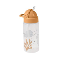 Done by Deer pudelīte ar salmiņu Sea friends Mustard/Grey 350ml 245923 (1009424) IZPĀRDOŠANA