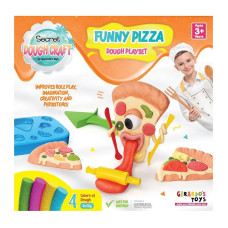 GERARDOS TOYS plastilīna komplekts RUNNY PIZZA 3g+ 56453