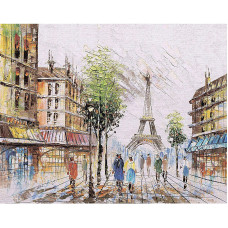 TSVETNOY Dimantu mozaīkas komplekts 40x50cm Impression of Paris, LG252e