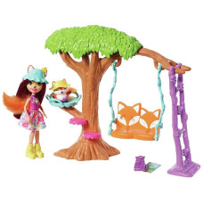 Enchantimals Playground Adventures lelle ar aksesuāriem Felicity Fox & Flick, FRH44