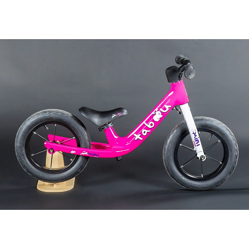 TABOU MINI RUN līdzsvara velosipēds 12” pink/white