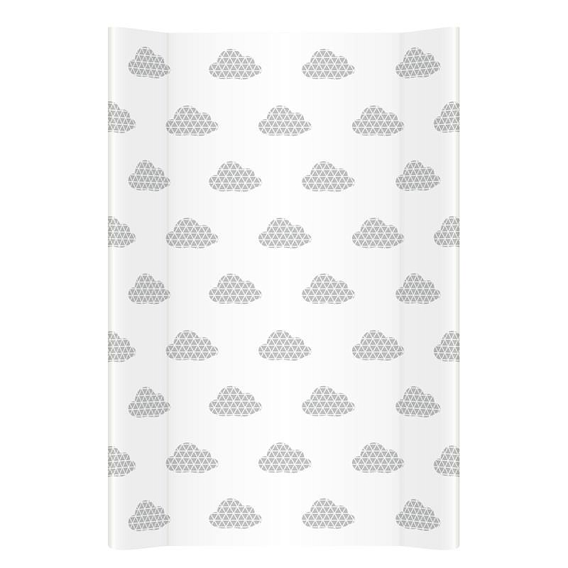 KLUPS GREY CLOUDS 249 pārtinamā virsma ar mīkstu pamatni uz kumodi 70x47cm