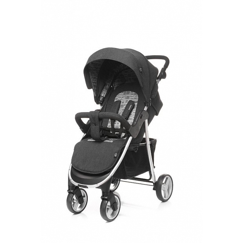 4BABY RAPID PREMIUM sporta/pastaigu rati, silver