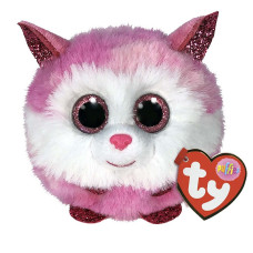 TY PUFFIES Mīkstā rotaļlieta PRINCESS-pink husky puf 8cm, TY42522