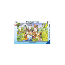 Ravensburger Plakanā puzle Kaķēni 15gab., 06355 IZPĀRDOŠANA