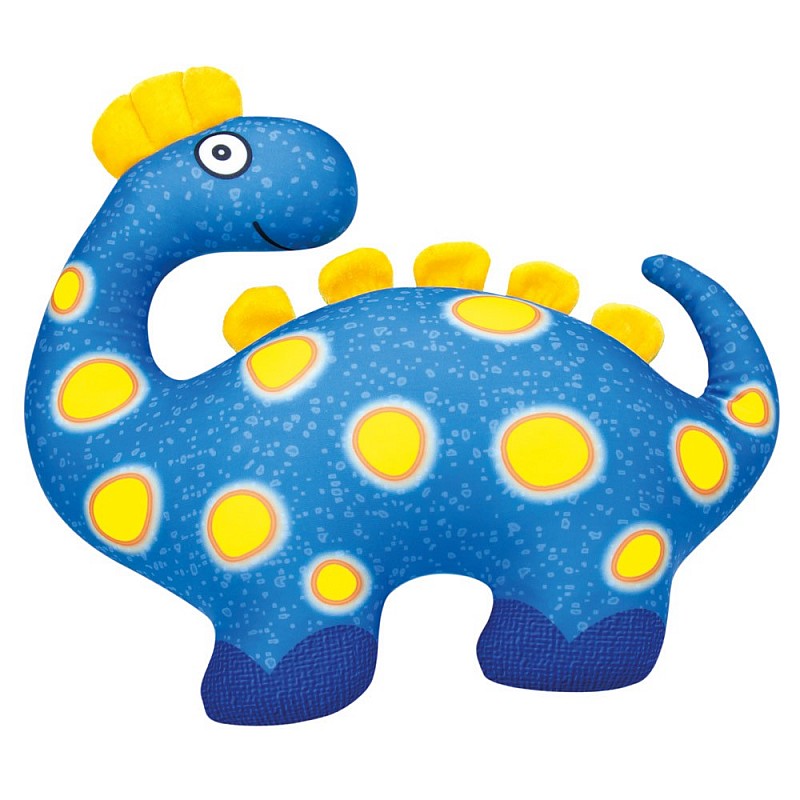 BINO mīkstā rotaļlieta Dinosaur blue 33x28cm 33026