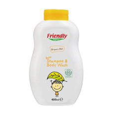 FRIENDLY ORGANIC Organisks šampūns-dušas želeja ar auzu ekstraktu 400 ml FR1758