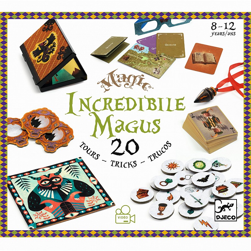 DJECO Burvju triku komplekts - Incredibile Magus - 20 triki DJ09963