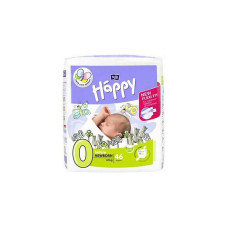 HAPPY Before Newborn autiņbiksītes 0 izmērs līdz 2kg. 46gab.