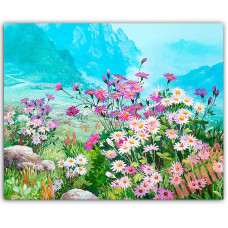 TSVETNOY Dimantu mozaīkas komplekts 40x50cm Spring Meadow, LG182e