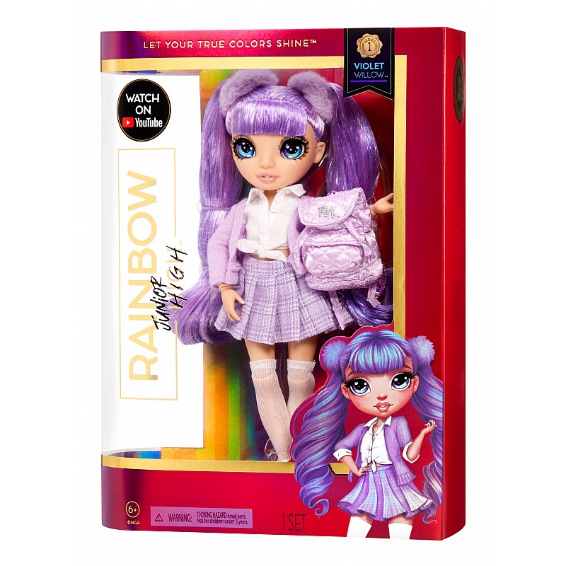 RAINBOW HIGH lelle Violet Willow Jr, 24 cm