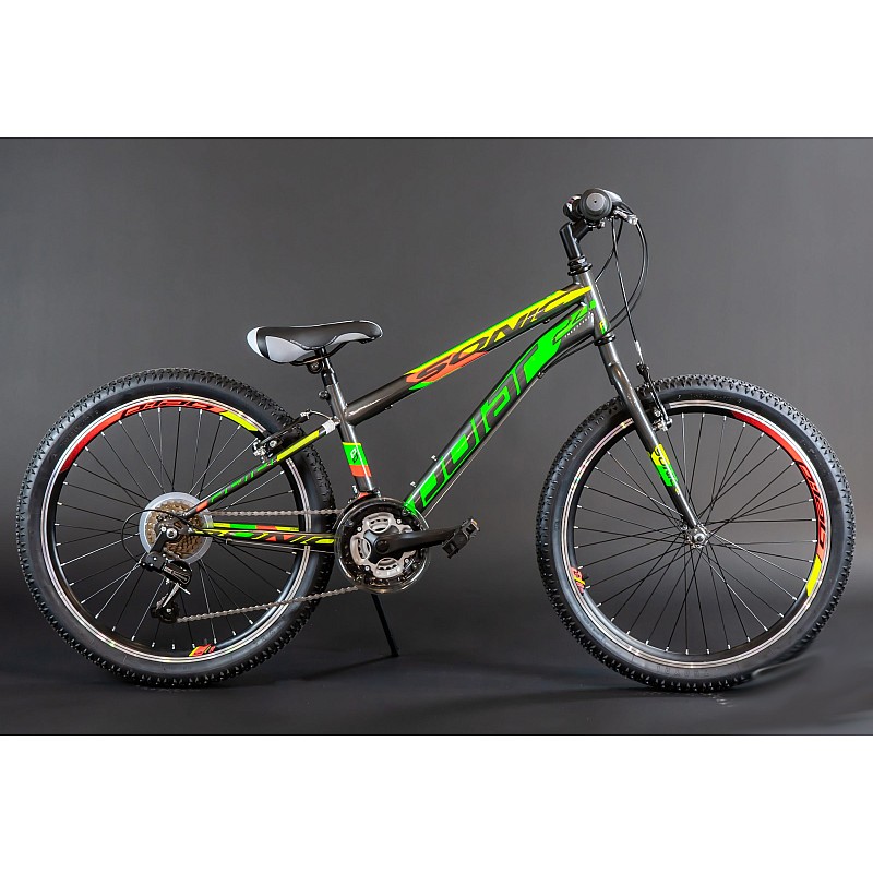 POLAR SONIC velosipēds 24", green/orange