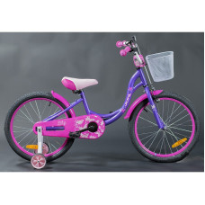 GUST&JUHI Bērnu velosipēds 20" LILY, purple (5-7g)