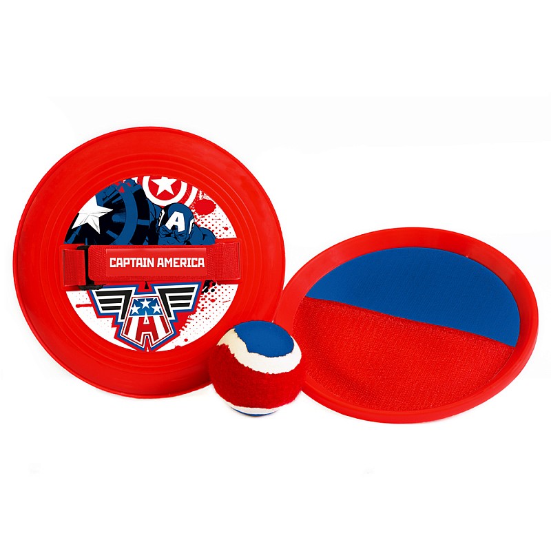 DISNEY BABY spēle Noķer bumbiņu 18cm CAPTAIN AMERICA, 9841