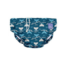 BAMBINO MIO Swim Nappies peldbikses BLUE TAIL, M (7-9kg)