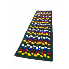 IGORA Masāžas paklājs ar akmentiņiem FOOT MAT 100х40cm, MS-1215-1 zaļš