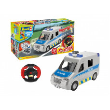 REVELL Junior Kit Radiovadāmā mašīna Police Van, E 00972