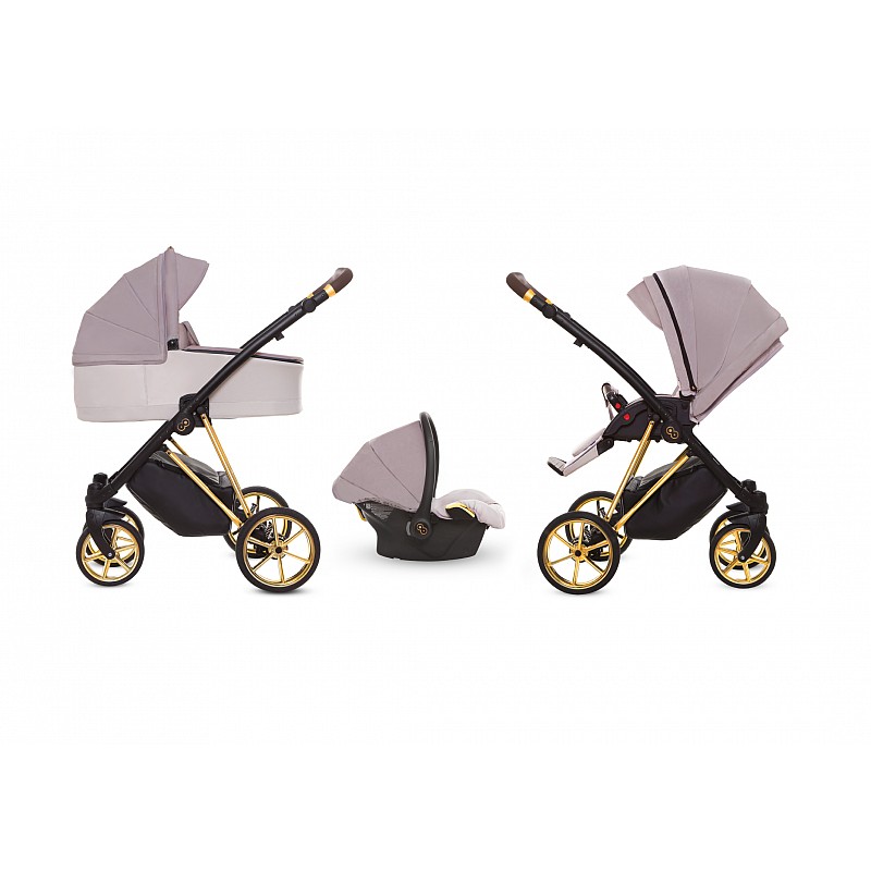 BABYACTIVE MUSSE Universālie rati 3in1, Ultra PASTEL
