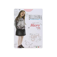 BELLISSIMA Meiteņu zeķubikses MICRO 50 rosa 10 - 152cm