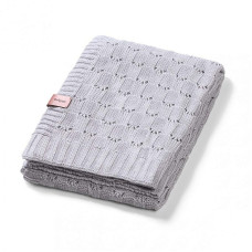 BABYONO bambusa adīta sedziņa - pleds 75х100сm,  1479/02  grey