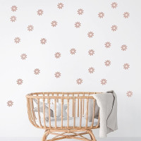 Pastelowe Love Sienas uzlīmes Daisies IV