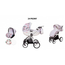 BABYACTIVE MOMMY Spring/Summer Universālie rati 3in1, 24 PEONY