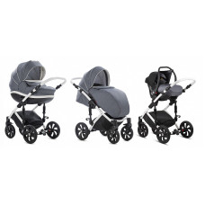 TUTIS MIMI STYLE Universālie rati 3in1, 329 Dark Grey