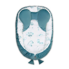 BELISIMA VELVET zīdaiņa ligzdiņa BABY BOY P02-0736, blue