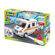 REVELL JUNIOR KIT konstruktors 39 detaļas Ambulance, E00806