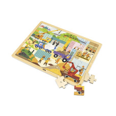 VIGA Koka puzle  Wooden Construction Area 44585