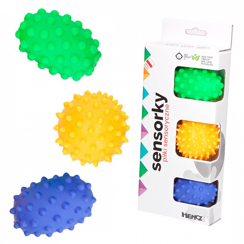 HENCZ sensorās rotaļlietu komplekts 3gab, 874